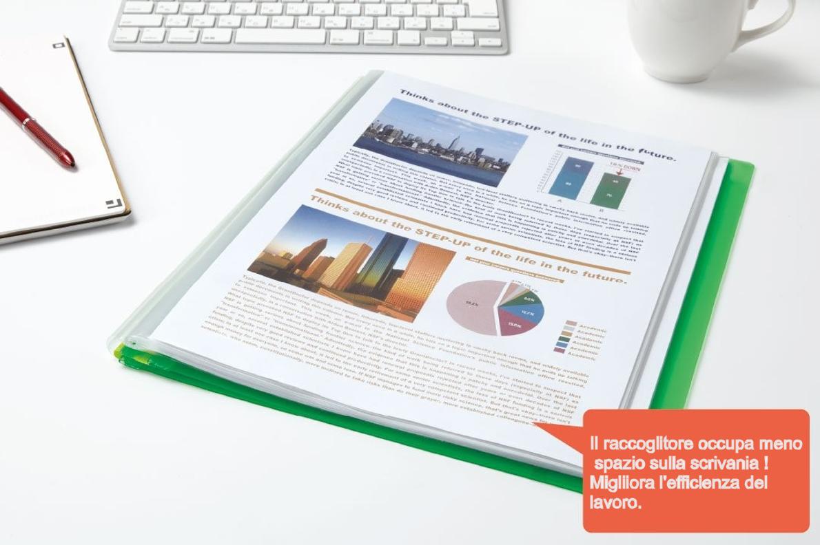 il portalistino Patanto A4 è il compagno ideale per scrivania, scuola e ufficio